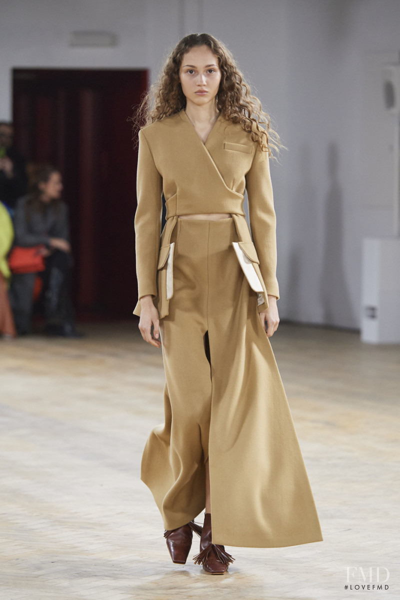 Michelle Gutknecht featured in  the A.W.A.K.E. by Natalia Alaverdian fashion show for Autumn/Winter 2020
