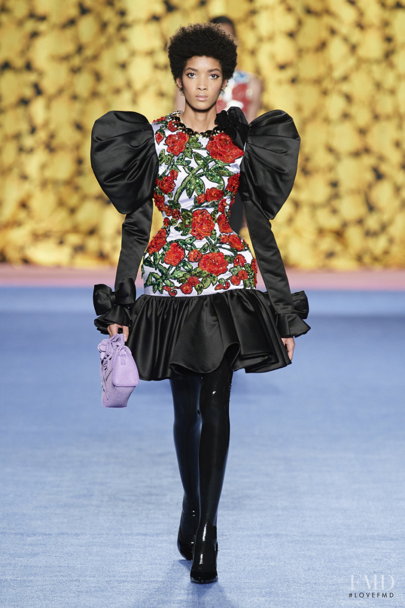 Licett Morillo featured in  the Richard Quinn fashion show for Autumn/Winter 2020
