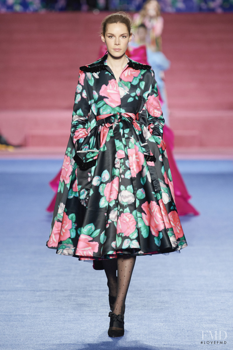 Lys Lorente featured in  the Richard Quinn fashion show for Autumn/Winter 2020