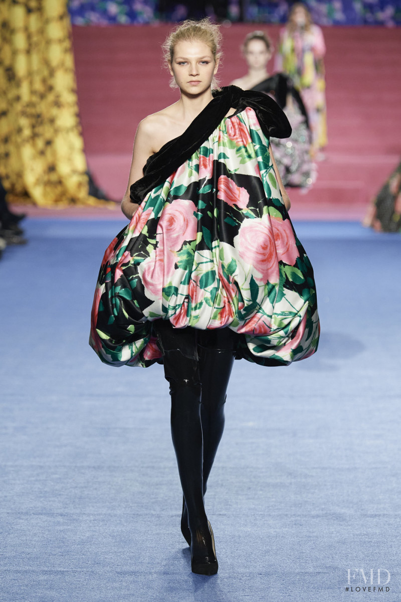 Deirdre Firinne featured in  the Richard Quinn fashion show for Autumn/Winter 2020