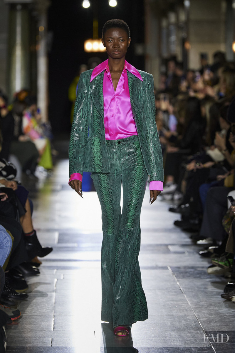 Omoh Momoh featured in  the Halpern fashion show for Autumn/Winter 2020