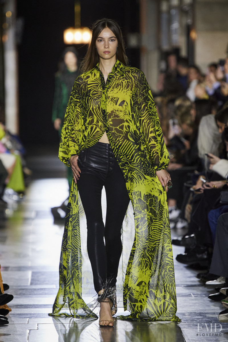 Josephine Adam featured in  the Halpern fashion show for Autumn/Winter 2020