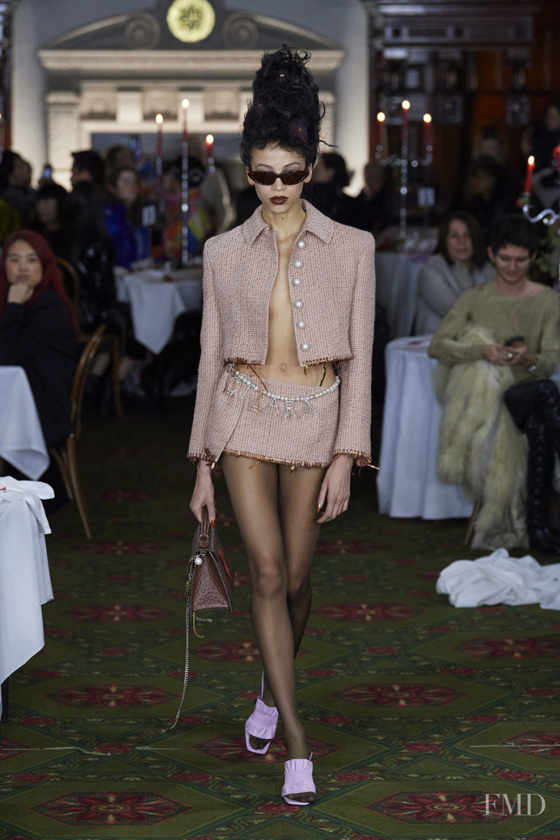 Emily Viviane featured in  the Dilara Findikoglu fashion show for Autumn/Winter 2020