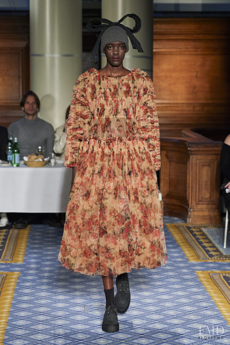 Ayak Veronica Bior featured in  the Molly Goddard fashion show for Autumn/Winter 2020