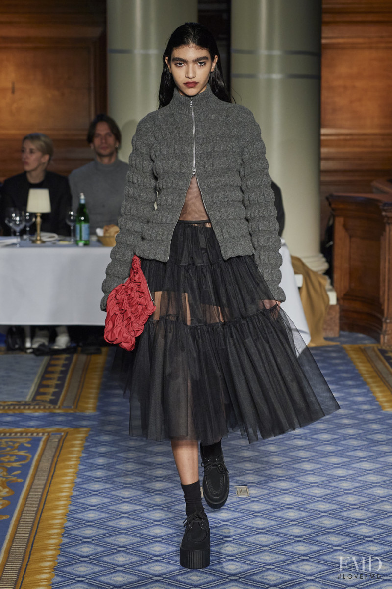 Anita Pozzo featured in  the Molly Goddard fashion show for Autumn/Winter 2020