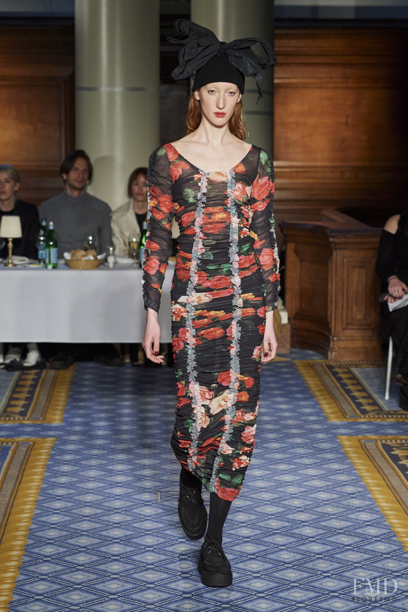 Lorna Foran featured in  the Molly Goddard fashion show for Autumn/Winter 2020