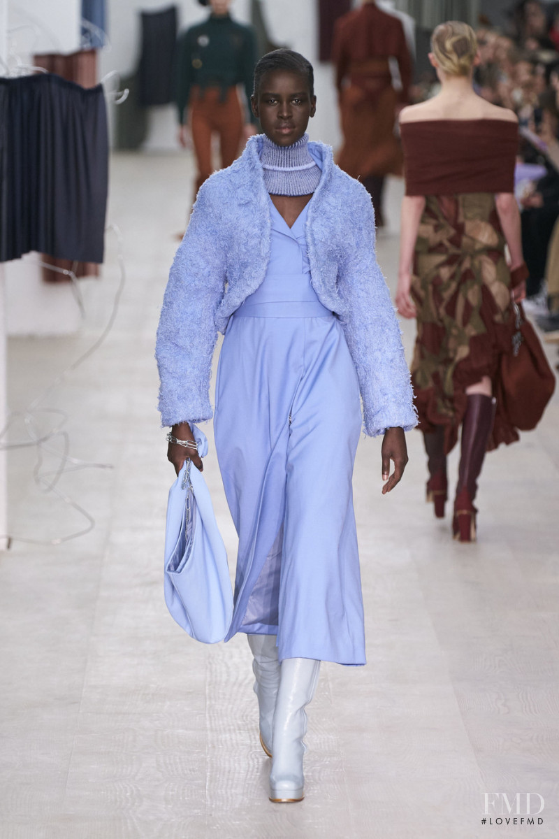 Mary Mojo Maguet featured in  the Richard Malone fashion show for Autumn/Winter 2020