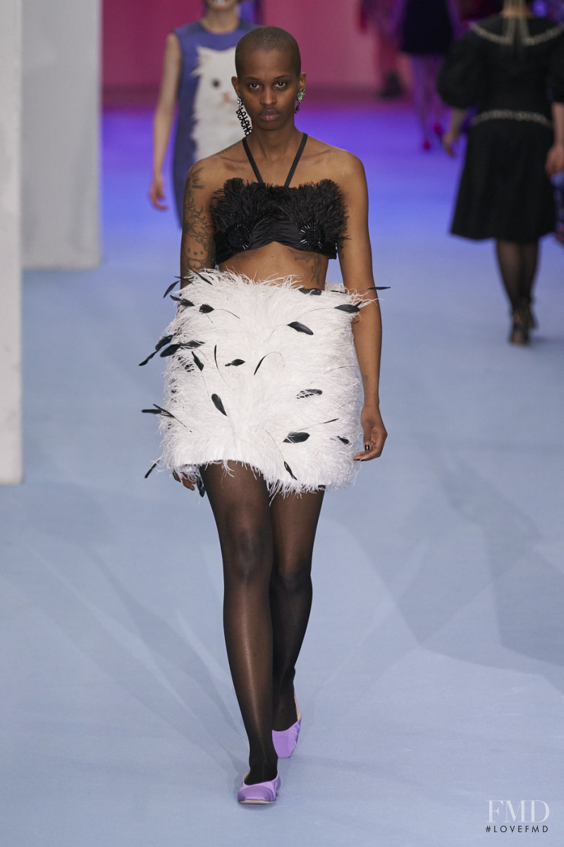 Nella Ngingo featured in  the Ashley Williams fashion show for Autumn/Winter 2020