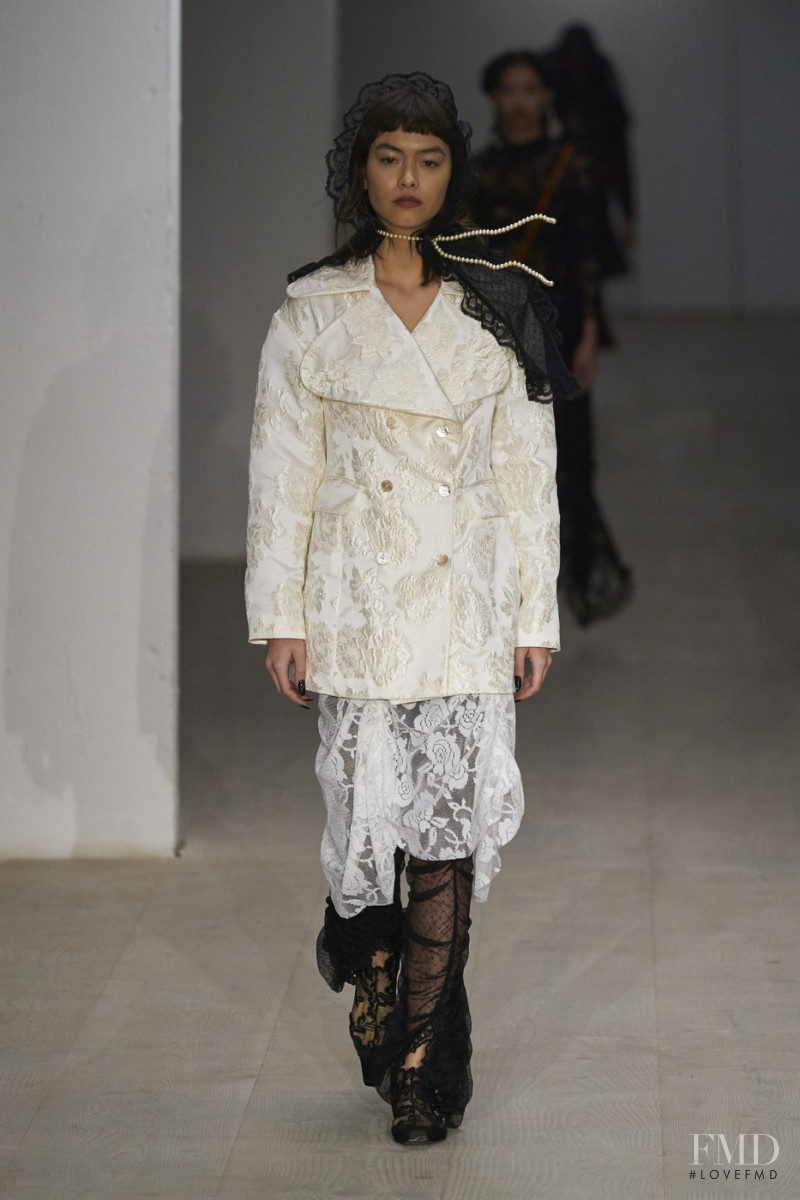 Maryel Uchida featured in  the Yuhan Wang fashion show for Autumn/Winter 2020