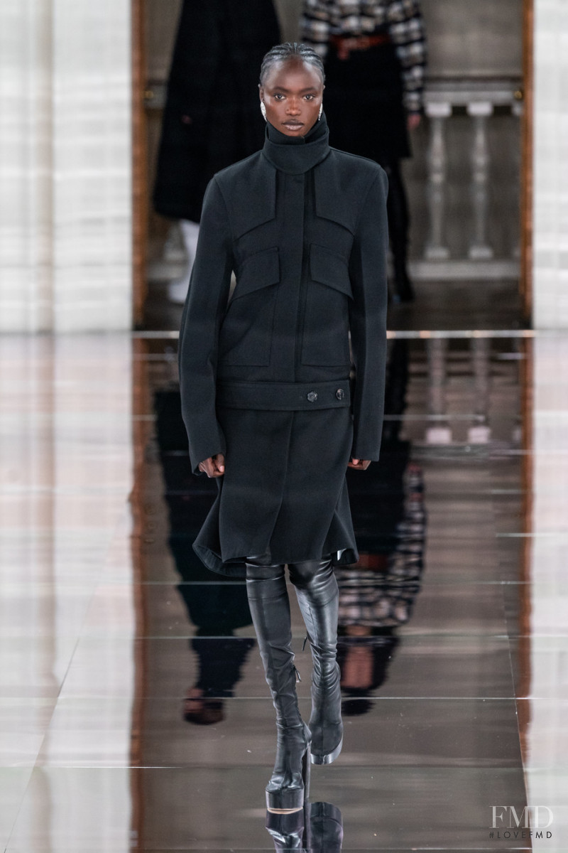 Agi Akur featured in  the Victoria Beckham fashion show for Autumn/Winter 2020