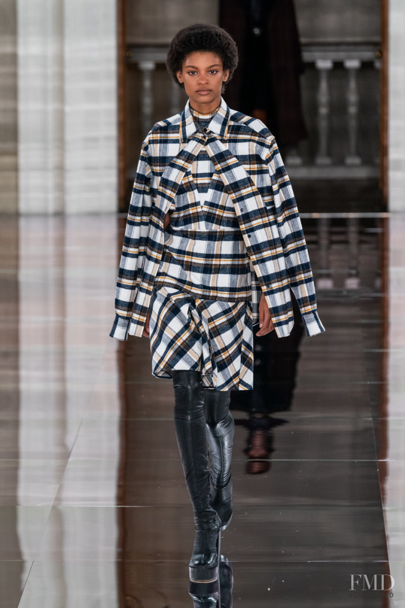 Theresa Hayes featured in  the Victoria Beckham fashion show for Autumn/Winter 2020