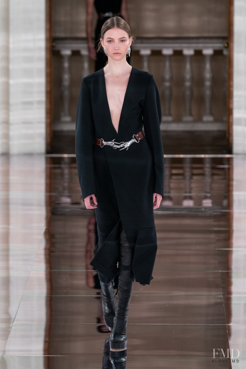 Kira Sanaikina featured in  the Victoria Beckham fashion show for Autumn/Winter 2020