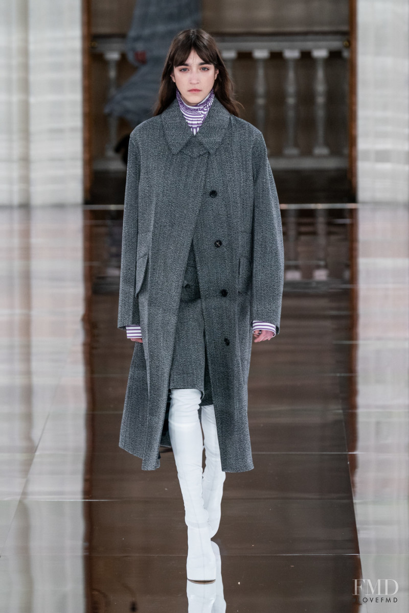 Zso Varju featured in  the Victoria Beckham fashion show for Autumn/Winter 2020