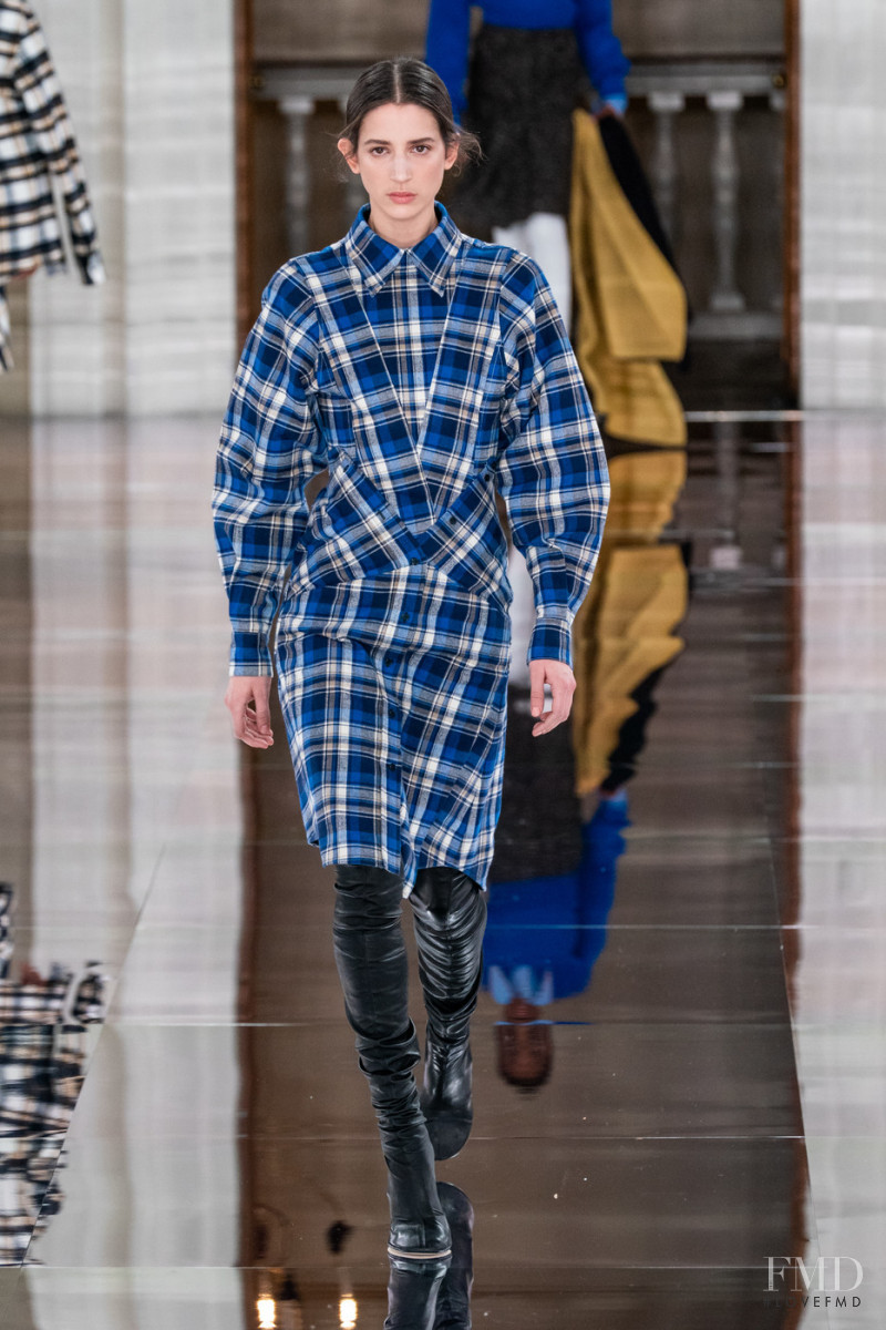 Rachel Marx featured in  the Victoria Beckham fashion show for Autumn/Winter 2020