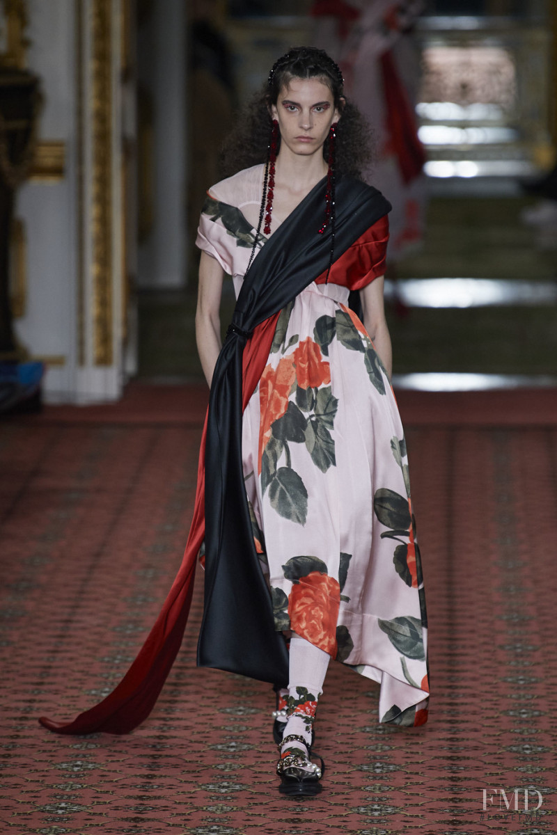 Cyrielle Lalande featured in  the Simone Rocha fashion show for Autumn/Winter 2020