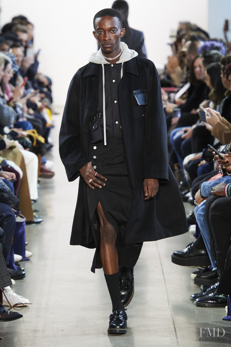 Cheikh Kebe featured in  the Private Policy fashion show for Autumn/Winter 2020