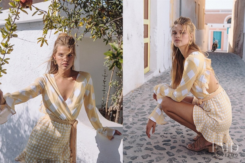 Kim Celina Riekenberg featured in  the Sabo Skirt Luxe lookbook for Spring/Summer 2020