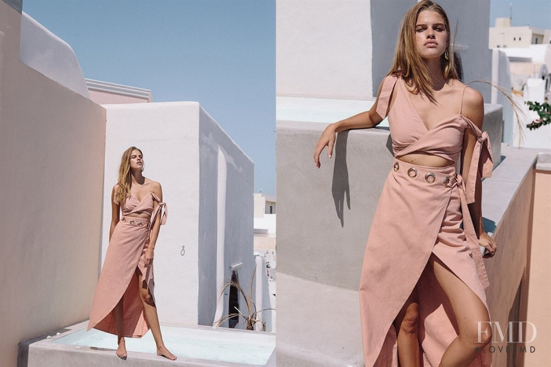 Kim Celina Riekenberg featured in  the Sabo Skirt Luxe lookbook for Spring/Summer 2020