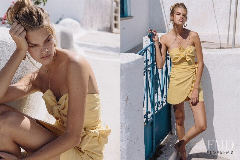 Kim Celina Riekenberg featured in  the Sabo Skirt Luxe lookbook for Spring/Summer 2020