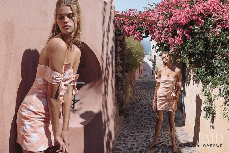 Kim Celina Riekenberg featured in  the Sabo Skirt Luxe lookbook for Spring/Summer 2020