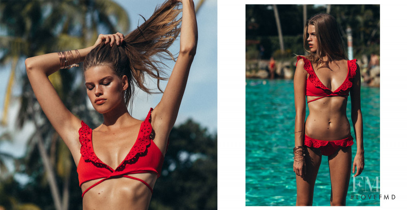 Kim Celina Riekenberg featured in  the Nic del Mar lookbook for Spring/Summer 2020