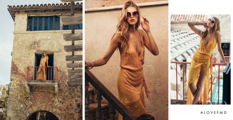 Kim Celina Riekenberg featured in  the Nic del Mar lookbook for Spring/Summer 2020