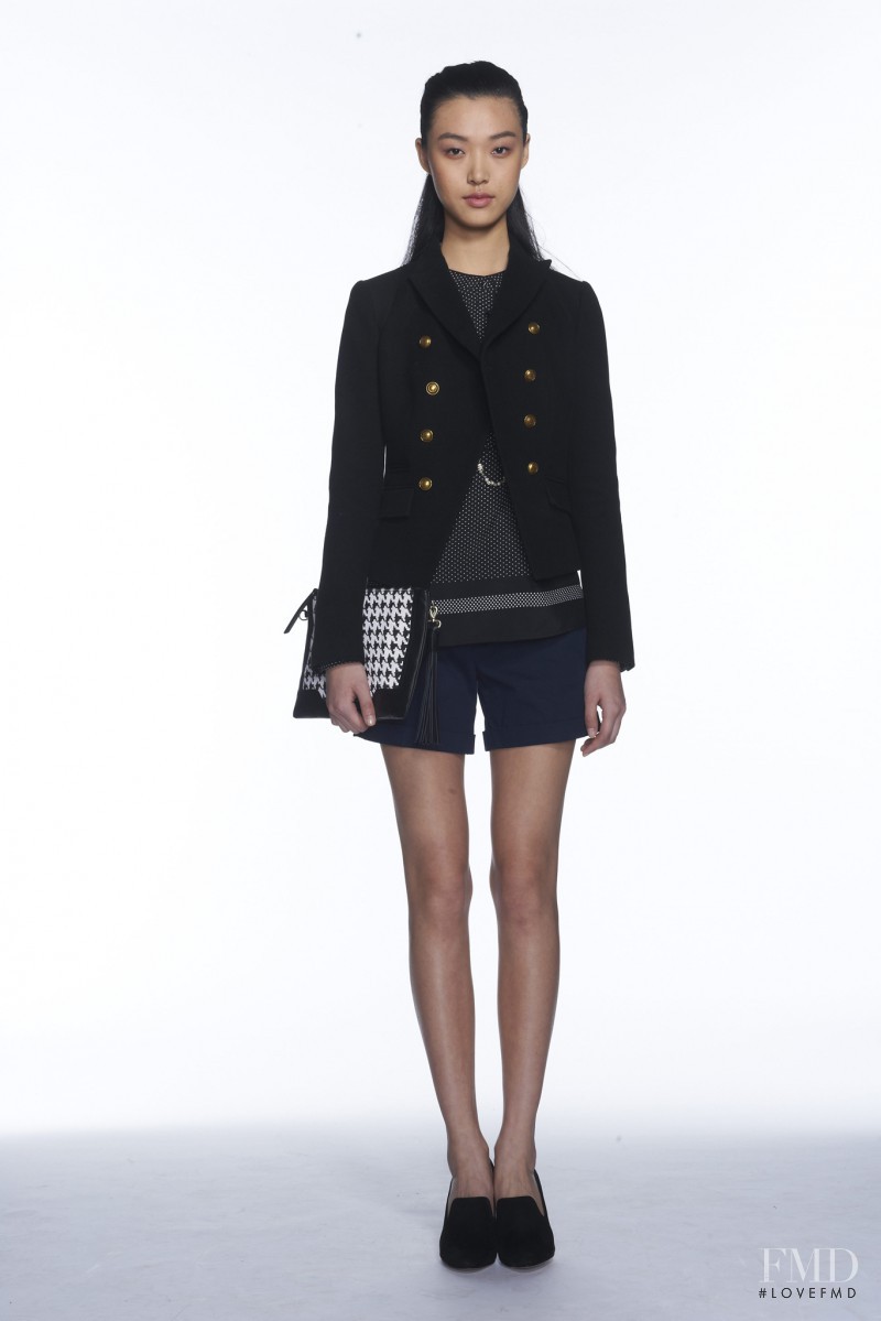 Tian Yi featured in  the Banana Republic fashion show for Autumn/Winter 2013