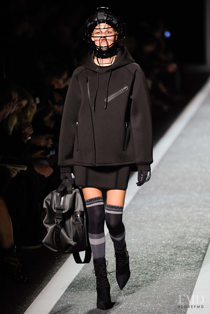 Kim Celina Riekenberg featured in  the H&M x Alexander Wang fashion show for Spring/Summer 2014
