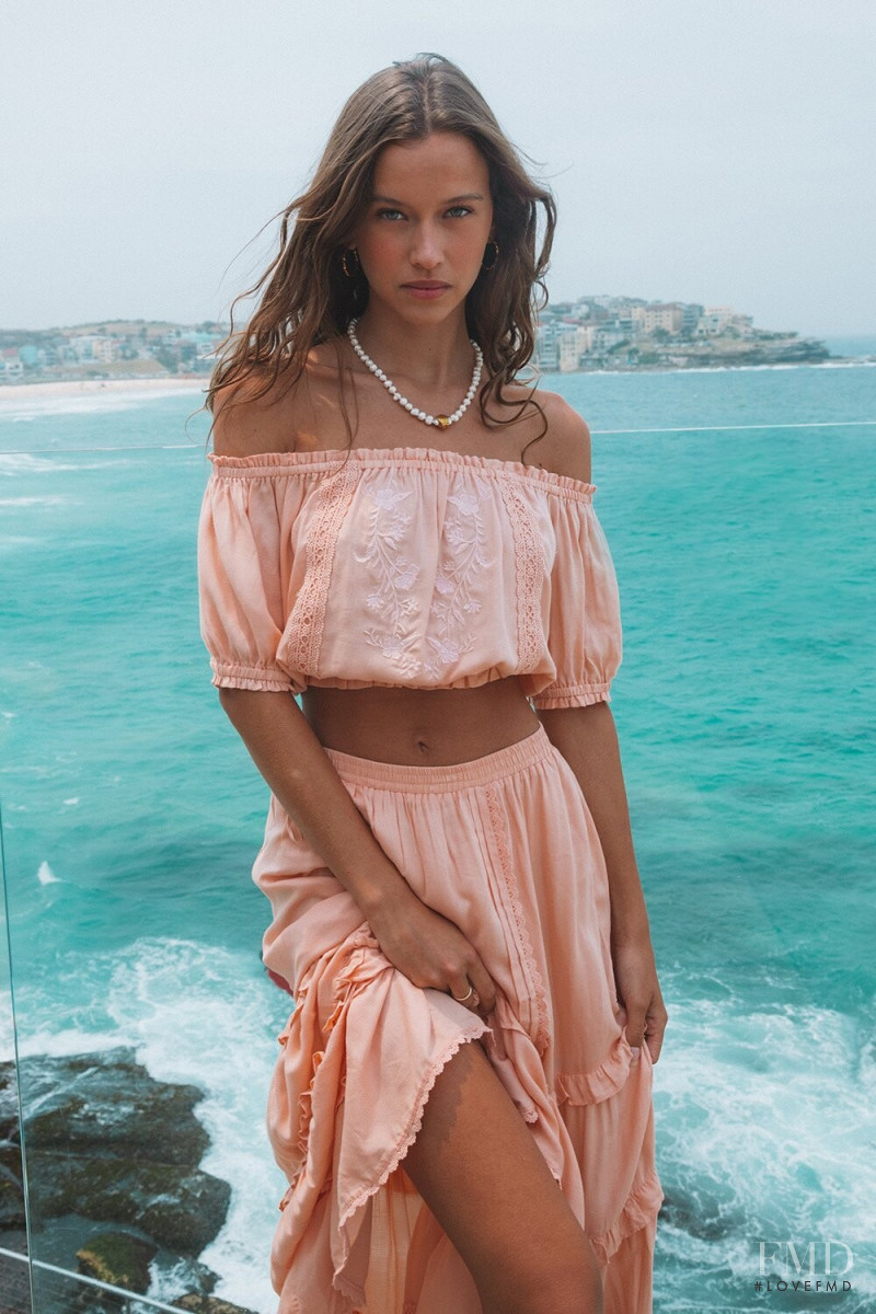 Isabelle Mathers featured in  the Arnhem catalogue for Resort 2019