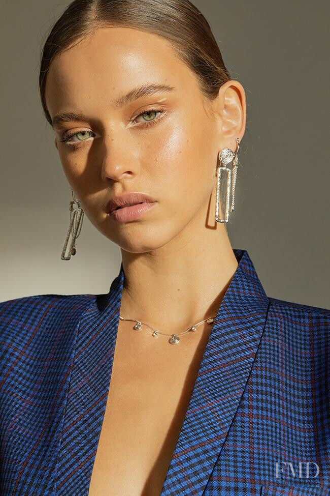 Isabelle Mathers featured in  the Luv Aj lookbook for Holiday 2019