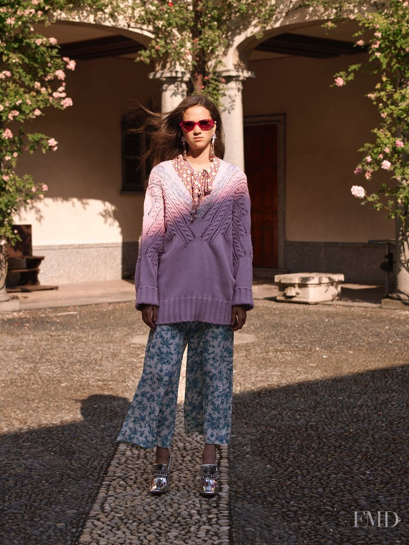 Gail Pelizzari featured in  the Vivetta lookbook for Resort 2020