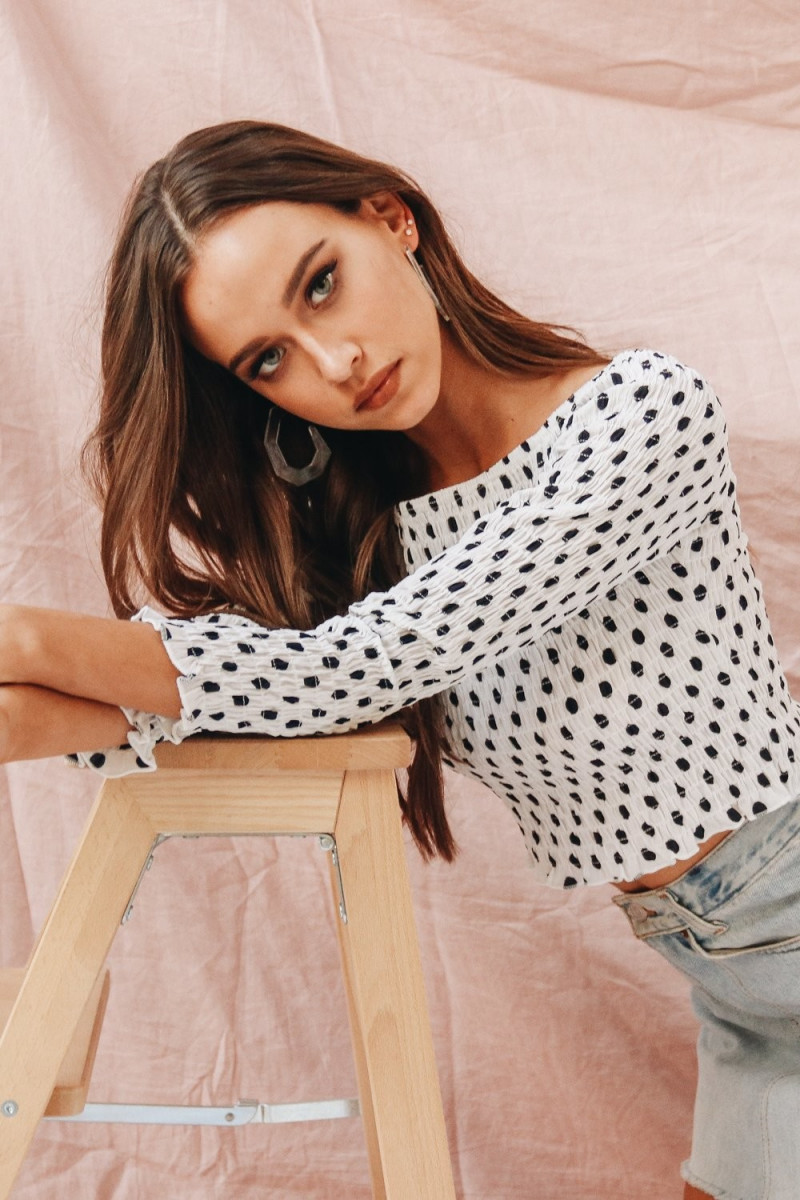 Isabelle Mathers featured in  the Verge Girl catalogue for Autumn/Winter 2018