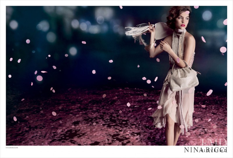 Arizona Muse featured in  the Nina Ricci advertisement for Spring 2013