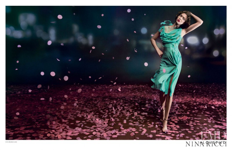 Arizona Muse featured in  the Nina Ricci advertisement for Spring 2013