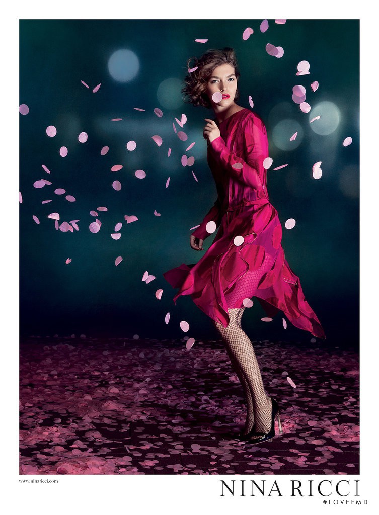 Arizona Muse featured in  the Nina Ricci advertisement for Spring 2013