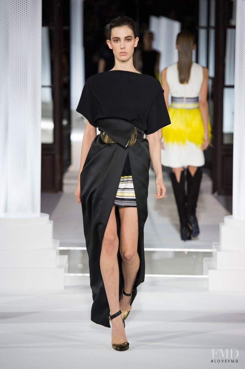 Ruby Aldridge featured in  the Vionnet fashion show for Autumn/Winter 2013