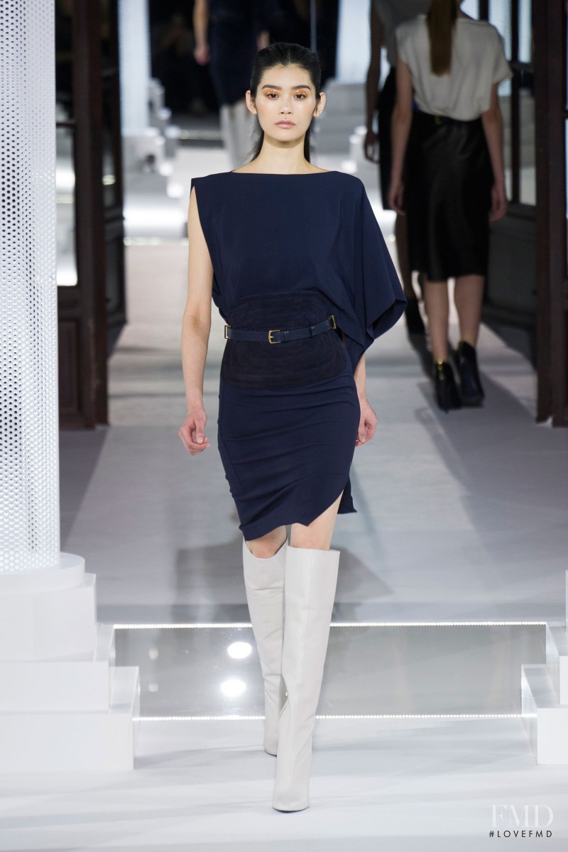 Ming Xi featured in  the Vionnet fashion show for Autumn/Winter 2013