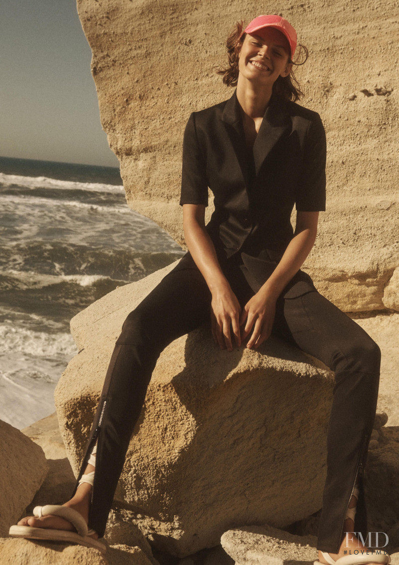 Cara Taylor featured in  the H&M Studio advertisement for Spring/Summer 2020