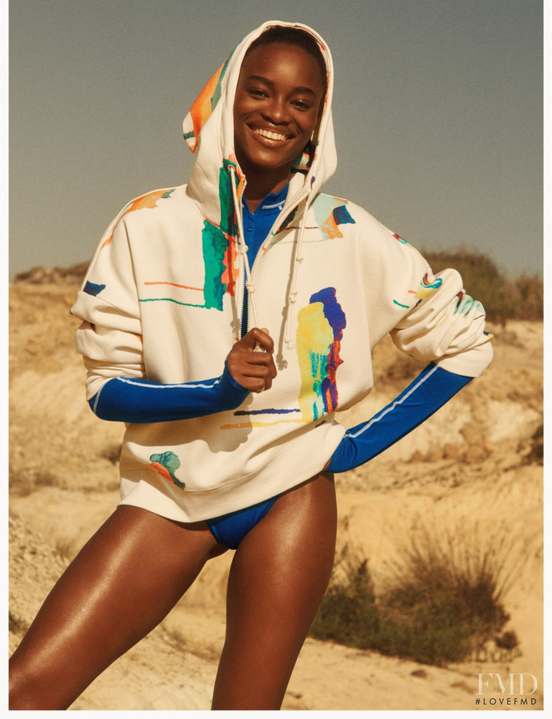 Mayowa Nicholas featured in  the H&M Studio advertisement for Spring/Summer 2020