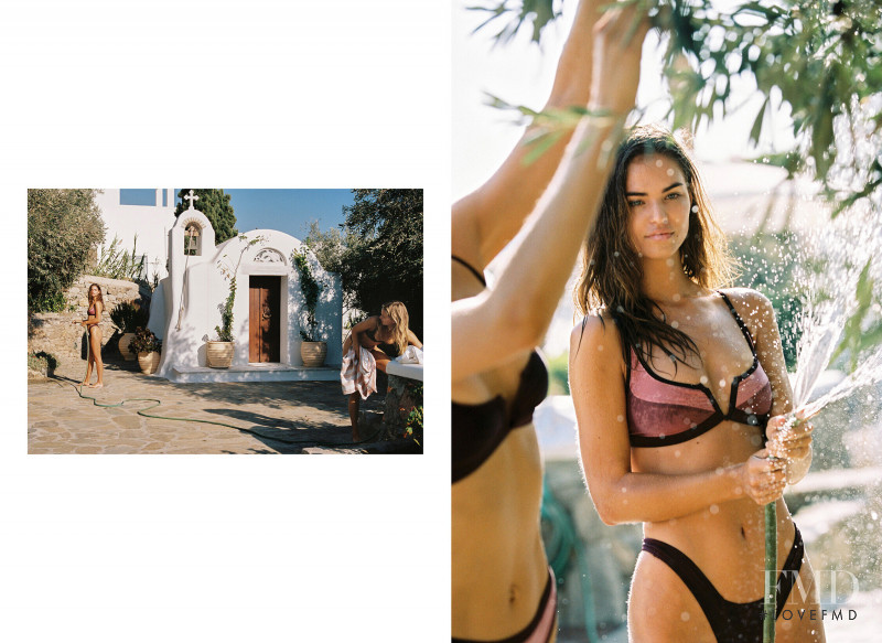 Robin Holzken featured in  the Fae lookbook for Spring/Summer 2020