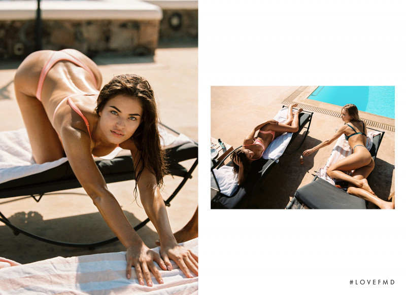 Robin Holzken featured in  the Fae lookbook for Spring/Summer 2020