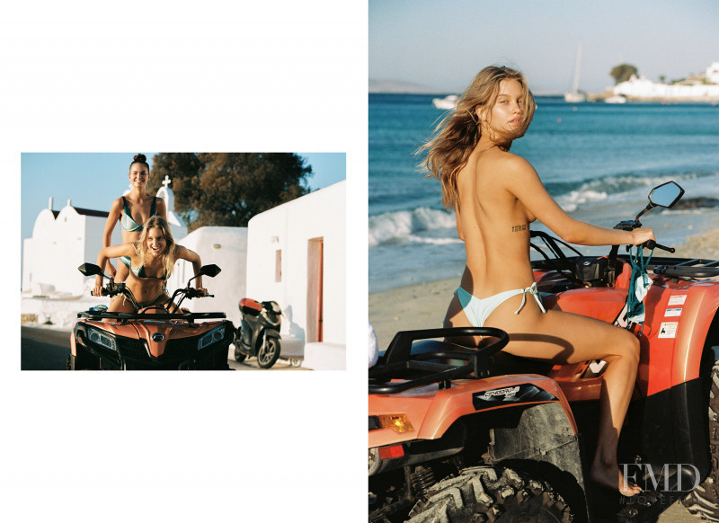 Robin Holzken featured in  the Fae lookbook for Spring/Summer 2020