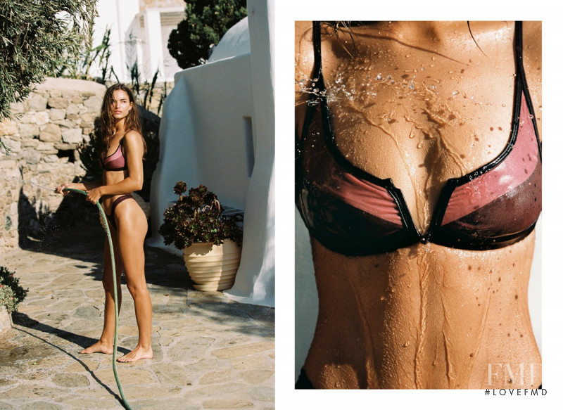 Robin Holzken featured in  the Fae lookbook for Spring/Summer 2020