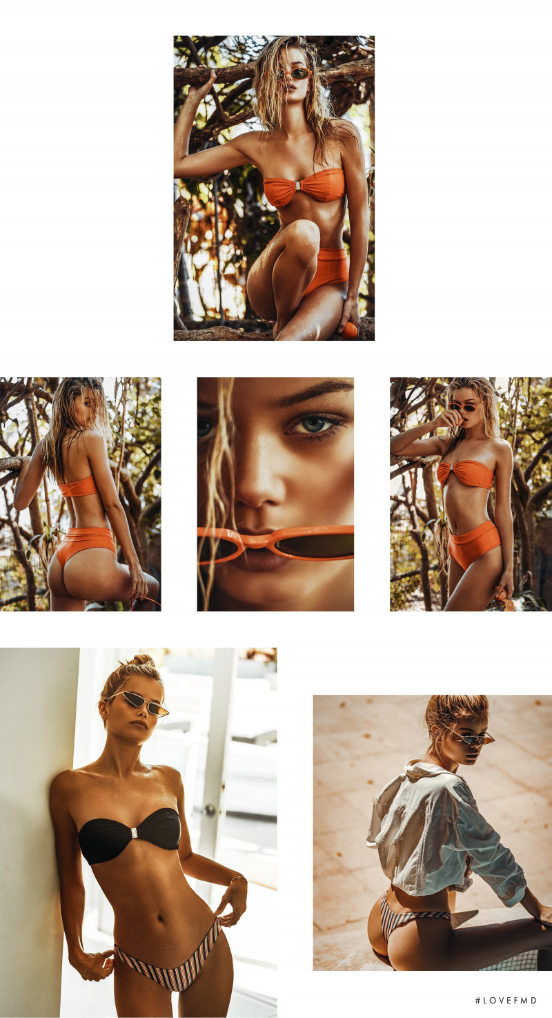 Frida Aasen featured in  the Fae advertisement for Spring/Summer 2018