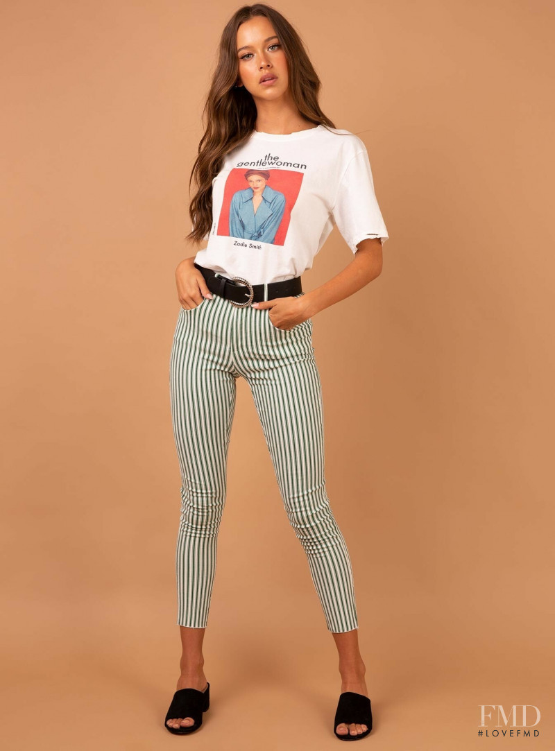 Isabelle Mathers featured in  the Princess Polly catalogue for Spring/Summer 2019