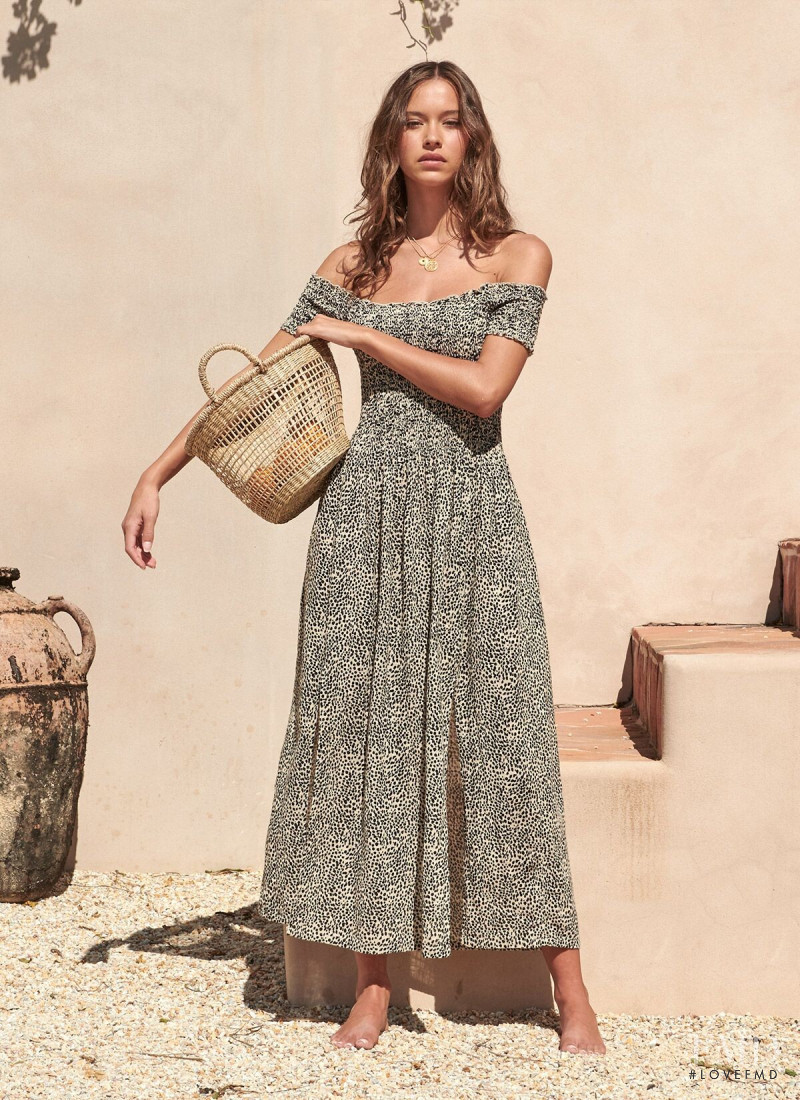 Isabelle Mathers featured in  the Ghanda Clothing catalogue for Spring/Summer 2020