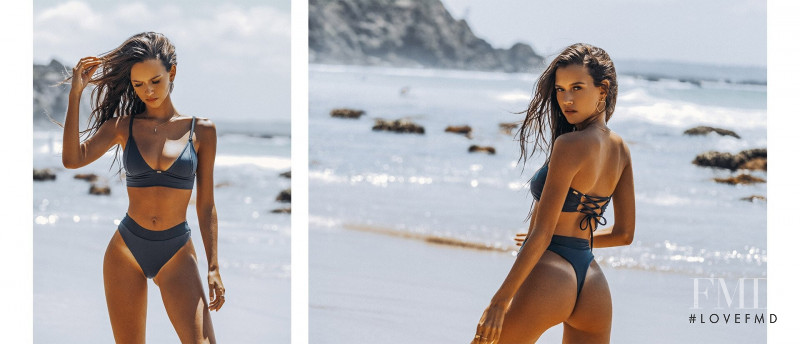 Isabelle Mathers featured in  the Gooseberry Cosy & Chic Swimwear lookbook for Autumn/Winter 2019