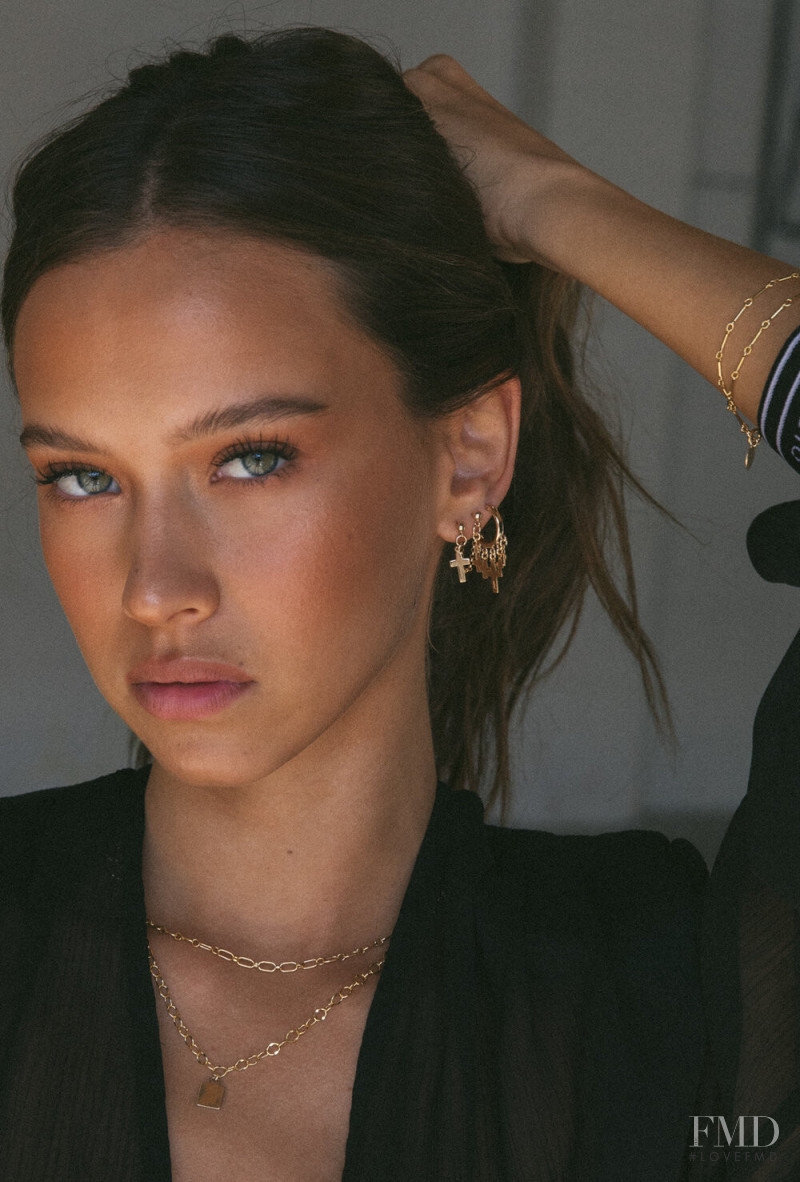 Isabelle Mathers featured in  the Love Isabelle Jewellery advertisement for Autumn/Winter 2020