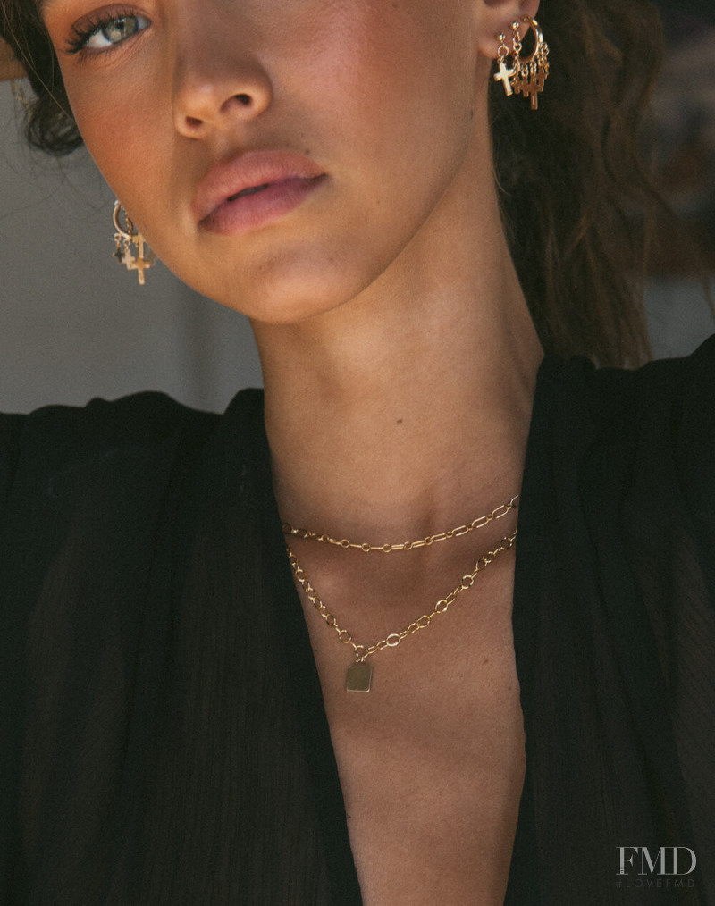 Isabelle Mathers featured in  the Love Isabelle Jewellery advertisement for Autumn/Winter 2020