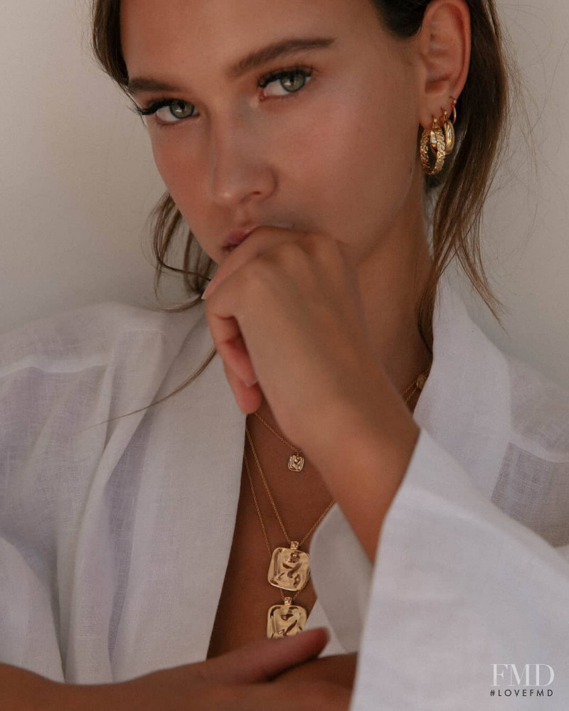 Isabelle Mathers featured in  the YCL Jewels advertisement for Spring/Summer 2019